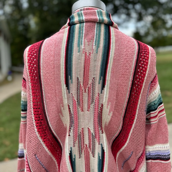 Ralph Lauren serape blanket sweater - Picture 6 of 11